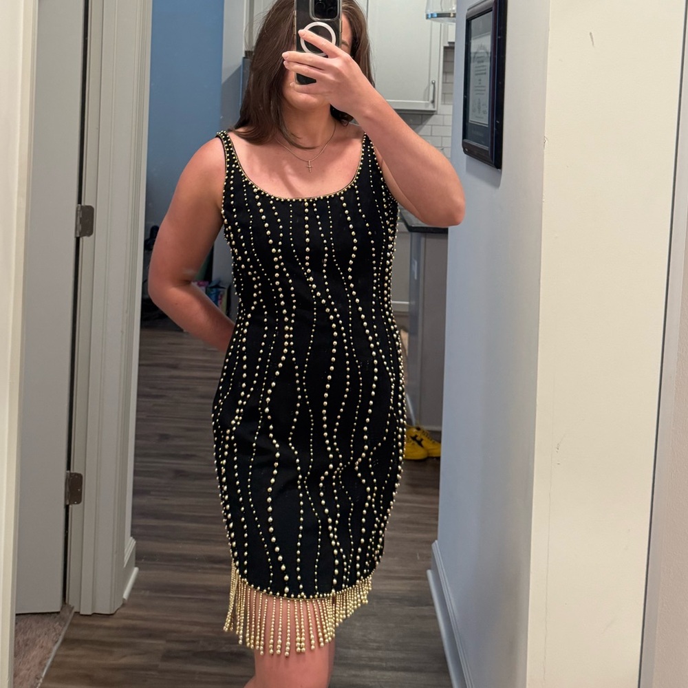 Vinatge Niteline Fully Beaded Dress - Picture 2 of 5